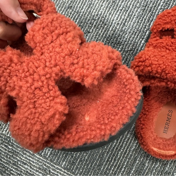 HERMES CHYPRE SANDALS TEDDY - Picture 6 of 11